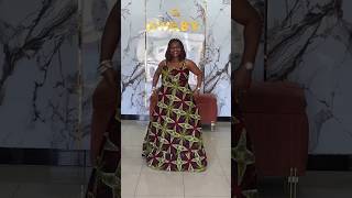 Gorgeous and elegant kitenge wrap Max dress #zamakalefashion #latestafricaprint #africanfashion