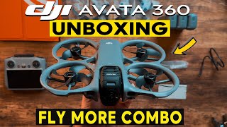DJI AVATA 360 Unboxing - FLY MORE COMBO ( IS IT WORTH IT? )