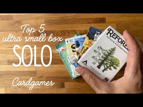 Top 5 ultra tiny solo card games - big gameplay in a small box
