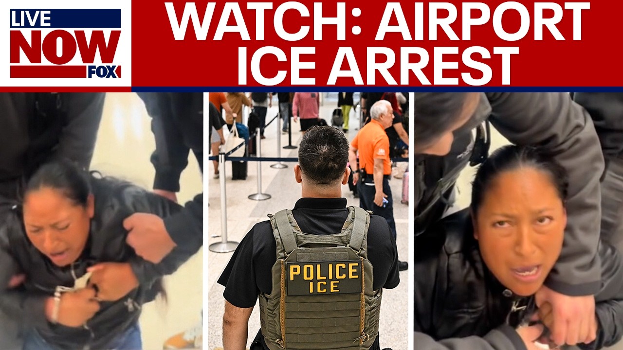 WATCH: ICE arrests woman inside San Francisco airport as Trump deploys federal agents