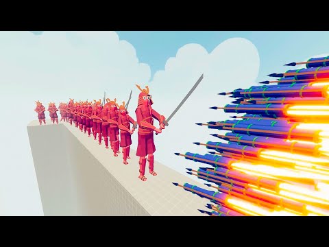 50x SAMURAI GIANT vs EVERY BOSS TABS   Totally Accurate Battle Simulator TABS