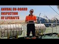 Annual On Board Inspection Of The Liferafts