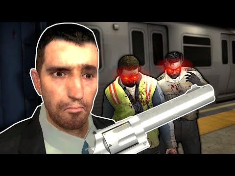 ZOMBIE SURVIVAL IN METRO STATION! - Garry's Mod Gameplay & Zombie Survival