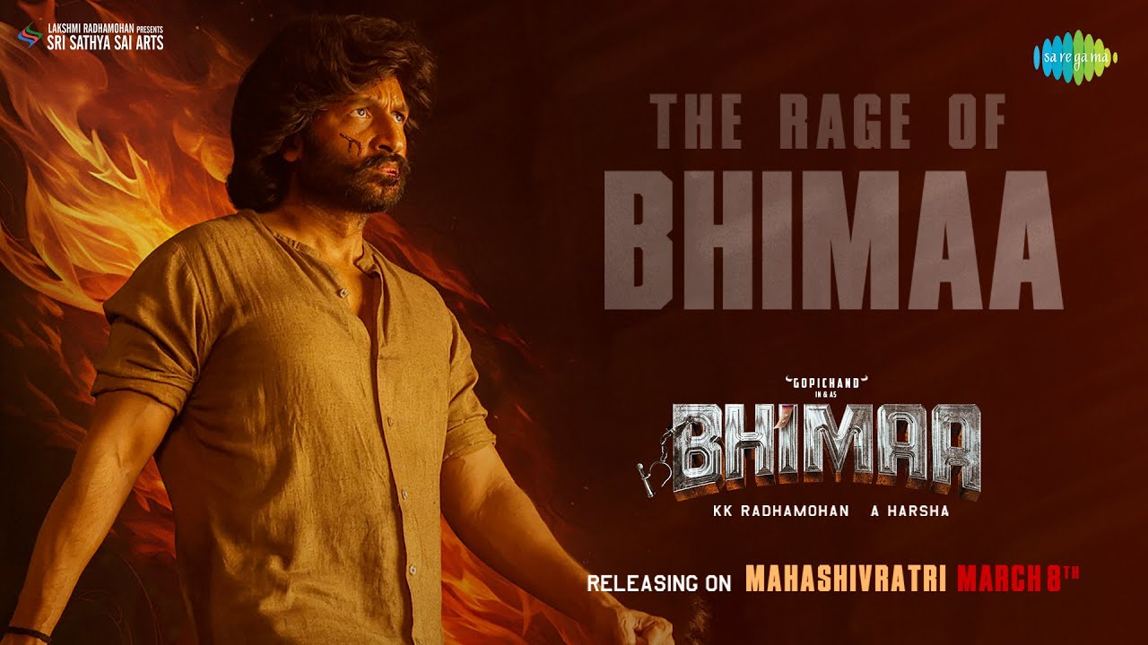 The Rage of Bhimaa | Bhimaa | Gopichand | A. Harsha | Ravi Basrur | Santhosh Venky