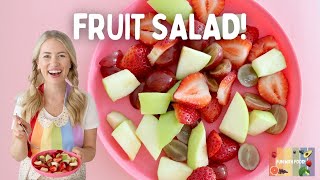 How To Make A Fruit Salad - Learn Letters, Colors - Educational Videos For Kids -Preschool Learning