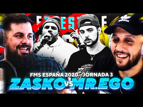 WHAT AN OLD DOG HE IS | WE REACT WITH PICTURES TO MR. EGO vs. ZASKO - FMS Spain 2020 J3