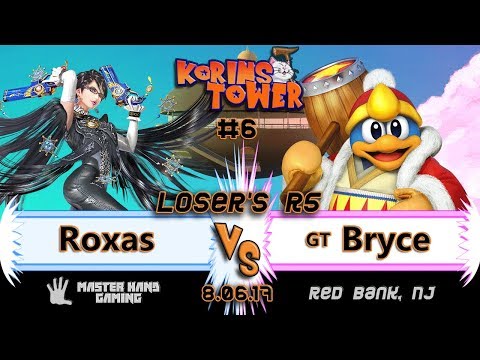 Korin's Tower 6 - Roxas (Bayonetta) vs  GT | Bryce (Dedede) - Loser's R5