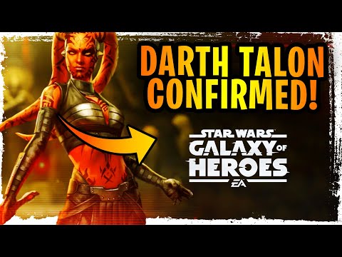 Darth Talon CONFIRMED Coming to Galaxy of Heroes! Big Boost for Darth Traya + Sith Triumvirate