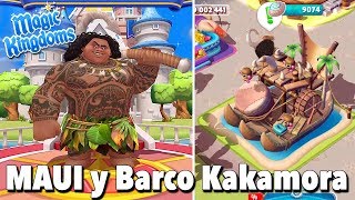 Maui y Barco Kakamora/ Juego Disney Magic Kingdoms
