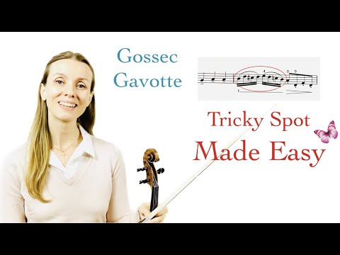 Tricky Spot in Gossec Gavotte - how to practice it!