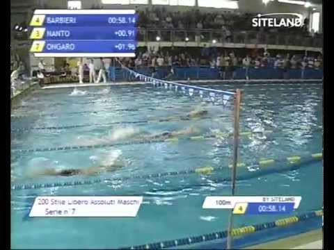 Serie 7 dei 200 Stile Libero  Assoluti Maschi Agonisti -  Meeting di Halloween 8  Trofeo citta' di