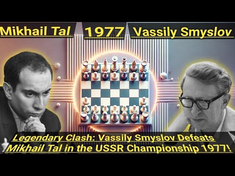 Legendary Clash: Vassily Smyslov Defeats Mikhail Tal in the USSR Championship 1977!