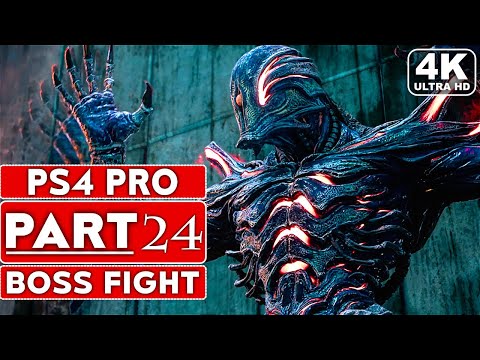 FINAL FANTASY 7 REMAKE Gameplay Walkthrough Part 24 FAILED EXPERIMENT BOSS FIGHT [4K PS4 PRO]