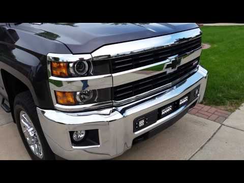 2016 Chevrolet Silverado 3500HD Z-71 with Rigid Industries LED Lights. #chevytrucks, #duramax