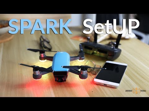 DJI Spark Fly More Combo Setup and Calibration