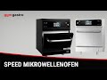 Commercial Speed oven touch – Impingement + microwave - 3.5 kW 230V - 80% faster - Matt Black