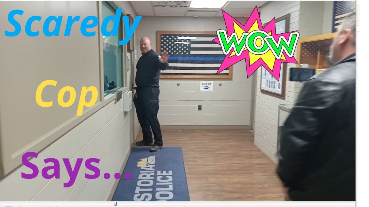 Scared Cop Says...