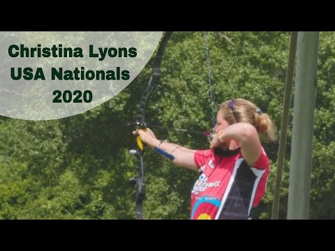 Christina Lyons Archery Form USA Outdoor Nationals 2020 | Barebow