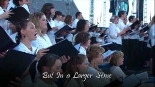 Lincoln's Gettysburg Address - Choral work by Bruce Montgomery, adapted by Robert Hallock