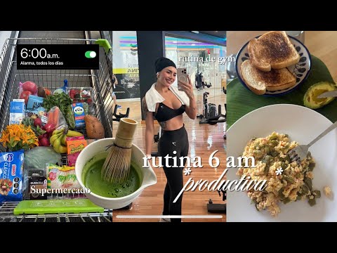rutina de las 6 am para el gym + vlog de mi dia y chisma