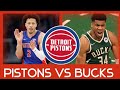 Cade Vs Giannis Detroit Pistons Vs Milwaukee Bucks POSTGAME THOUGHTS
