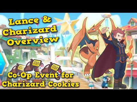Lance & Charizard Overview! Charizard Cookies! | Pokemon Masters EX