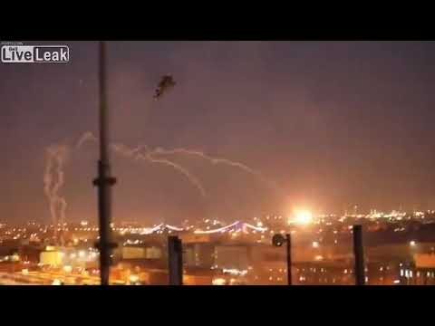 Apache ATTack Helicopter lights up the sky