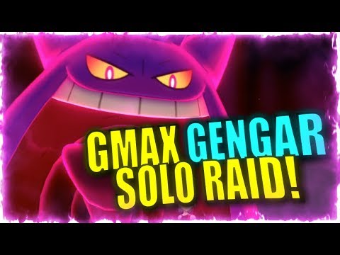 👾 GIGANTAMAX GENGAR! - HOW TO SOLO 5 STAR MAX RAID BATTLE IN POKEMON SWORD AND SHIELD!