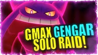 👾 GIGANTAMAX GENGAR! - HOW TO SOLO 5 STAR MAX RAID BATTLE IN POKEMON SWORD AND SHIELD!