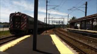 preview picture of video 'CCR Shore Line East, Acela Express and Northeast Regional at New London'