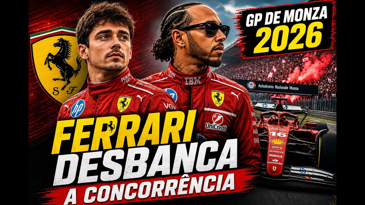 FERRARI DOMINA MONZA! LECLERC É O MAIS RÁPIDO NO TL1 - FORMULA 1 2026
