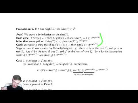 Union Find 5 - Analysis of Tree-based Union Find