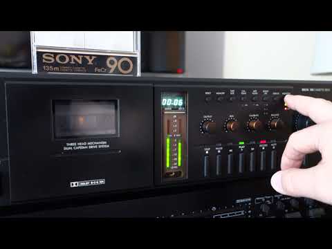 Arcam Delta 100 Sony FeCr calibration and record test