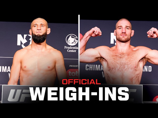 UFC 328 Weigh-Ins | Chimaev vs Strickland & Van vs Taira Locked In