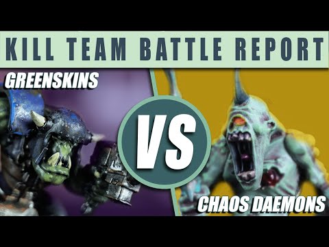 Chaos Daemons vs. Greenskins - Kill Team Battle Report