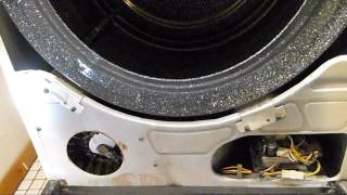 GE dryer tune up: belt, drum bearing and front slides changes