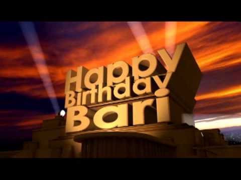 Happy Birthday Bari