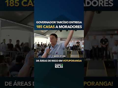 Tarcísio entrega 185 casas em Votuporanga!
