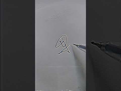 DJ signature  style #signature #shortsviral #signatureartist #calligraphy #signatureking