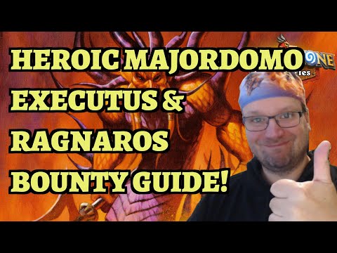 HEROIC Majordomo Executus and Ragnaros Bounty in Blackrock Mountain (Hearthstone Mercenaries Guide)