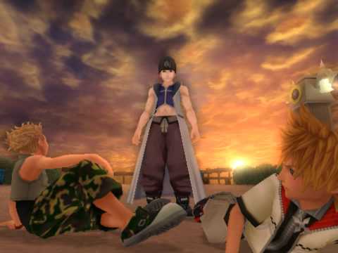 Kingdom Hearts II, English cutscene: 66 - The World You Wish for on the Hill - HD 720p