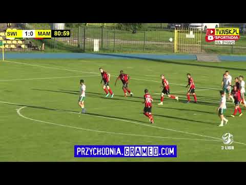 tv.nsk.pl [Adrian Kucharski 82] MKS Świt Nowy Dwór Maz. - GKS Mamry Giżycko 3:1 (1:0) 2022-06-01 g17