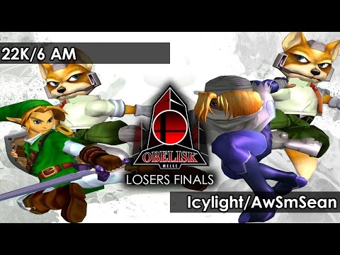 Melee: 22K/6 AM V Icylight/AwSmSean - Obelisk 47 Tournament SSBM