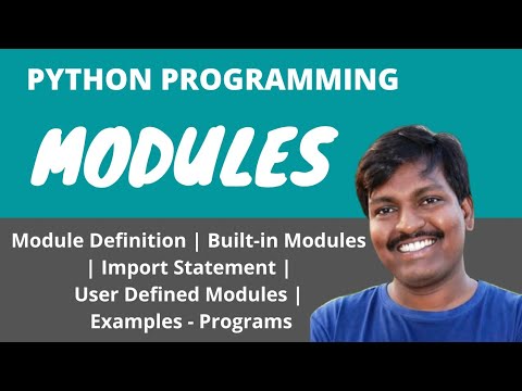 Module Built In Modules Import Statement User Defined Modules Example Programs