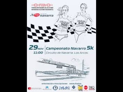 Campeonato Navarro 5k 2020. Circuito de Navarra (Los Arcos)