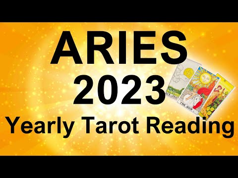 ARIES 2023 YEARLY TAROT READING "A YEAR OF OPPORTUNITY ARIES"