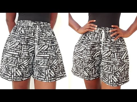 Diy : How To Make A Free Short With Dawstring. #diy #sewingtutorial