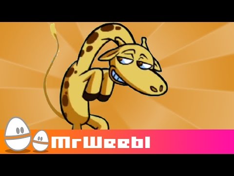Giraffe In My Loft : animated music video : MrWeebl