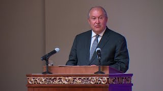 Նախագահ Արմեն Սարգսյանի ելույթը Վեհարանի համալիրի բացման արարողությանը