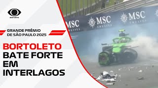 Bortoleto bate forte no fim da corrida sprint em Interlagos
